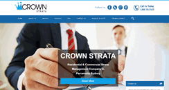 Desktop Screenshot of crownstrata.com.au