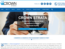 Tablet Screenshot of crownstrata.com.au